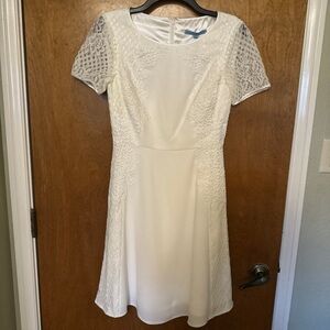 ANTONIO MELANI Lace Fit & Flare Dress
